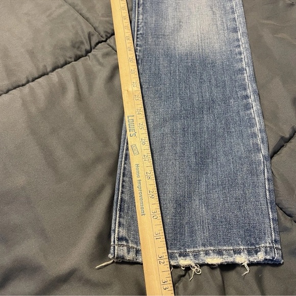 ABERCROMBIE & FITCH ERIN STRAIGHT LEG WOMENS JEANS Sz 8R Blue - Picture 6 of 6